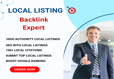 I Will Create 40 Local Business Listings Manually