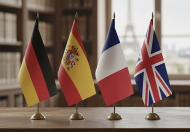 Multilingual Translator English,  German,  Spanish & French