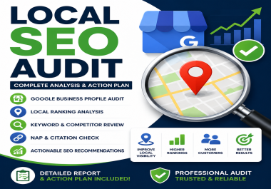 I will perform a complete local SEO audit for your business