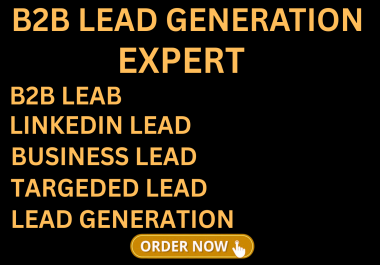 i will do B2B lead / B2C LEAD / crypyo lead / coinbase lead