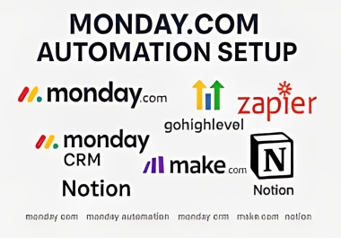 monday crm set up,  asana consultant asana set up project management board setup automation zoho