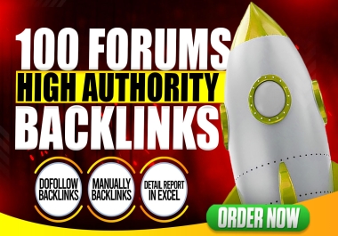 I will create 100 High Authority Forum Posting Backlinks