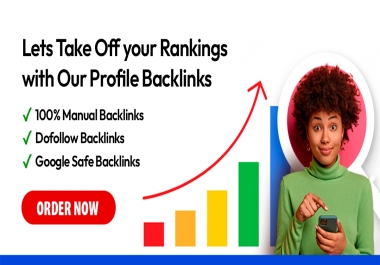 Manual Profile Backlinks for Authority,  Indexing and SEO Boost
