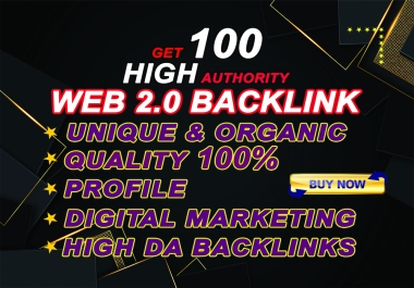 100 safe and powerful backlinks with high quality to rank your website