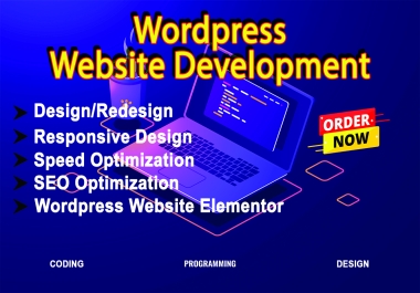 Professional WordPress Website Design or Redesign with Responsive Layout