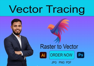 I will redesign or vector trace your logo into an eye-catching design