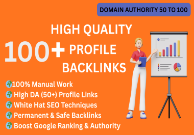 100 High Authority Profile Backlinks for Powerful SEO