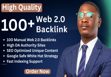 100 High Quality Web 2.0 Backlinks for White Hat SEO