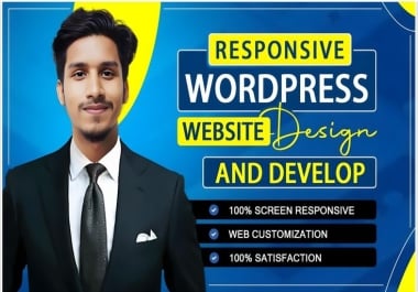 Custom WordPress Website Development - Responsive,  SEO Optimized Business Sites