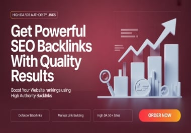 Get powerful SEO Backlinks with Quality results