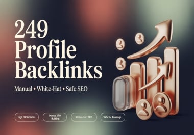 Boost Your SEO with 249 Powerful Profile Backlinks