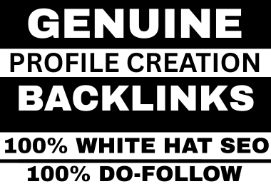 Boost SEO with 200 Profile Creation Backlinks On White Hat Strategy