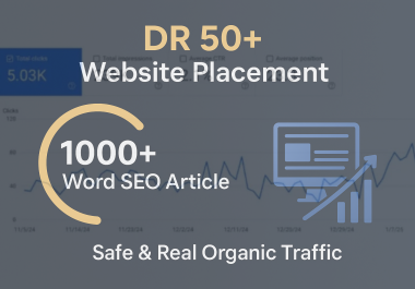 I Will Write and Publish a 1000+ Word Advanced SEO Article on a Real Authority Website DR 50+