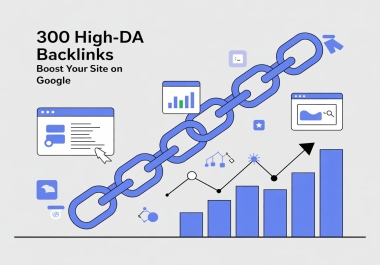 I will create 300 high DA SEO backlinks to boost your Google ranking