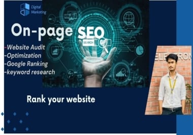 I will do on page and technical SEO,  website audit,  google search console indexing