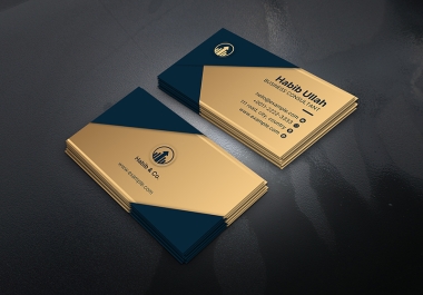 I will design a professional and manually business card