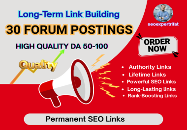 Forum Posting Service High Quality Manual Posts