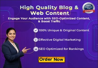 I will write Professional research-based content writing