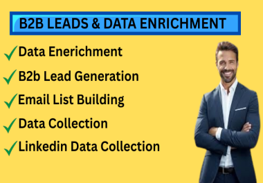 I will provide targeted b2b lead generation for any industries