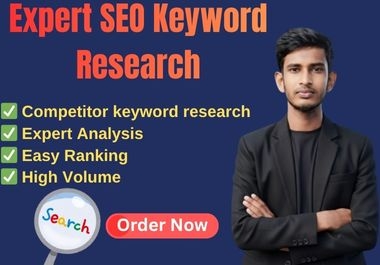 I will provide the best SEO keyword research and competitor analysis for you.
