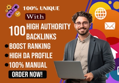 I Will Manually Create 100 High DA Profile Backlinks for Ultimate Google Ranking Boost