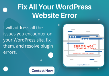 find and fix all errors you encounter on your wordpress,  plugin,  remove malware