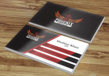 I Will Design a Modern,  Professional Business Card for Your Brand