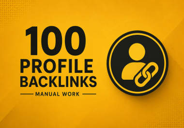 Increase Your SEO with 100 Profile Creation Links