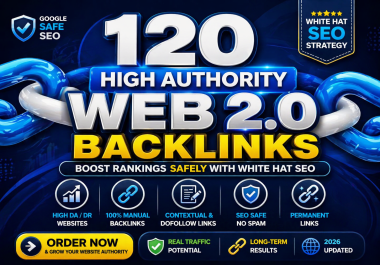 I Will Build Powerful High DA Web 2.0 Backlinks with Manual Link Building to Boost Google Rankings