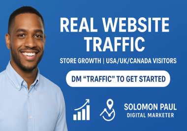 I Will Drive Real Human Visitors To Your Shopify Store With Live Tracking Proof