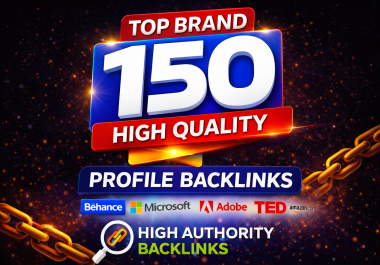 I Will Manually Create High Quality 150+ Profile Backlinks for SEO Domination