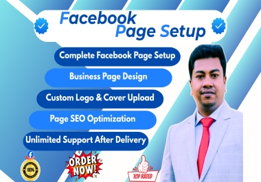 I will design and setup a professional business Page for brand growth