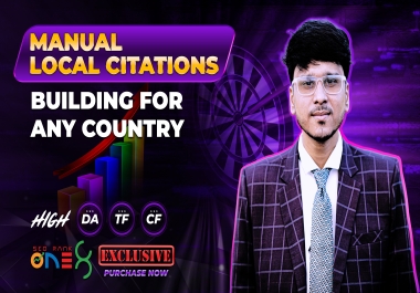 125 Manual Local Citations Building Service for Any Country