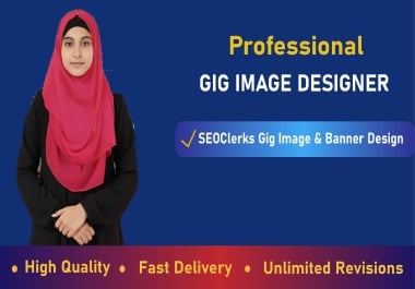 I will design professional SEOClerks service image or banner