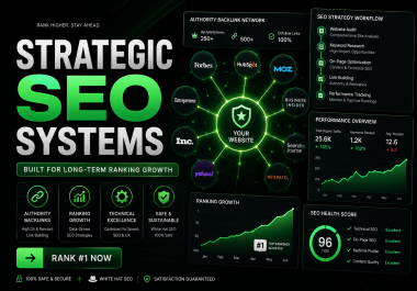 Strategic SEO Systems & High-Authority Link Building