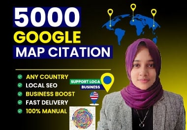400 powerful google maps citations for gmb ranking and local SEO