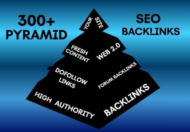 300+ Rank Your Website With Powerful SEO Link Pyramid Backlinks