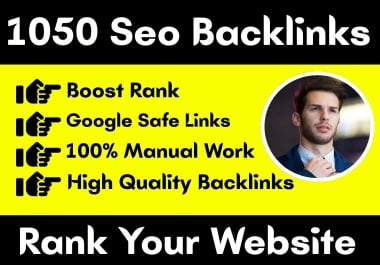 Build 1050+ High Authority Seo Backlinks Package