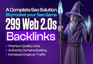 I will create 299 SEO backlinks for fast ranking on Google