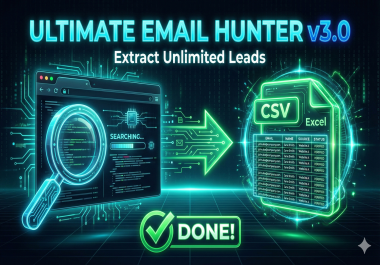 Unlimited B2B Email Scraper Bot - Extract Thousands of Leads from ANY Website