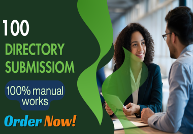 I will manually do 100 directory submission