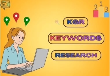 I will do SEO-optimized long tail KGR keyword research for fast Google ranking