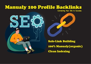I will provide manually organic 100 profile backlinks for your seo result