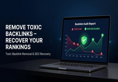 I will do backlink audit and remove spam links manually for Google ranking