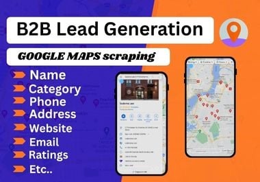 B2B Lead Generation & Google Maps Lead Scraping.
