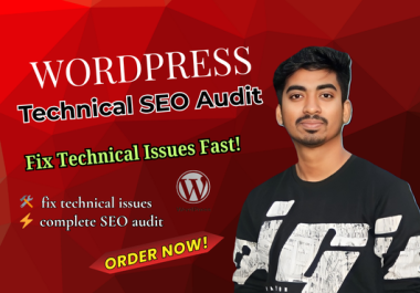I will do technical SEO audit and fix WordPress technical issues