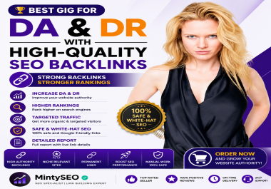 Boost Your Website DA & DR with Best unique SEO Backlinks