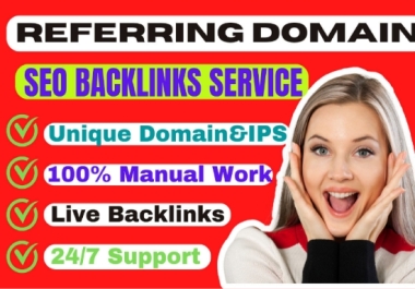 I will build 5000 referring domain backlinks