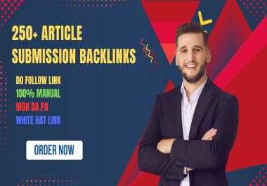I will manually submit your article to high authority sites for SEO boost