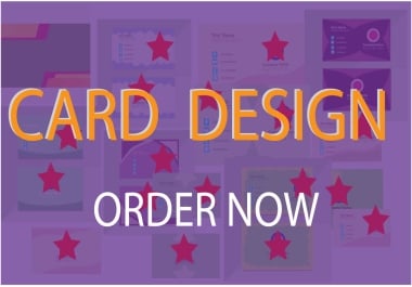 Professional Card Design Service For You